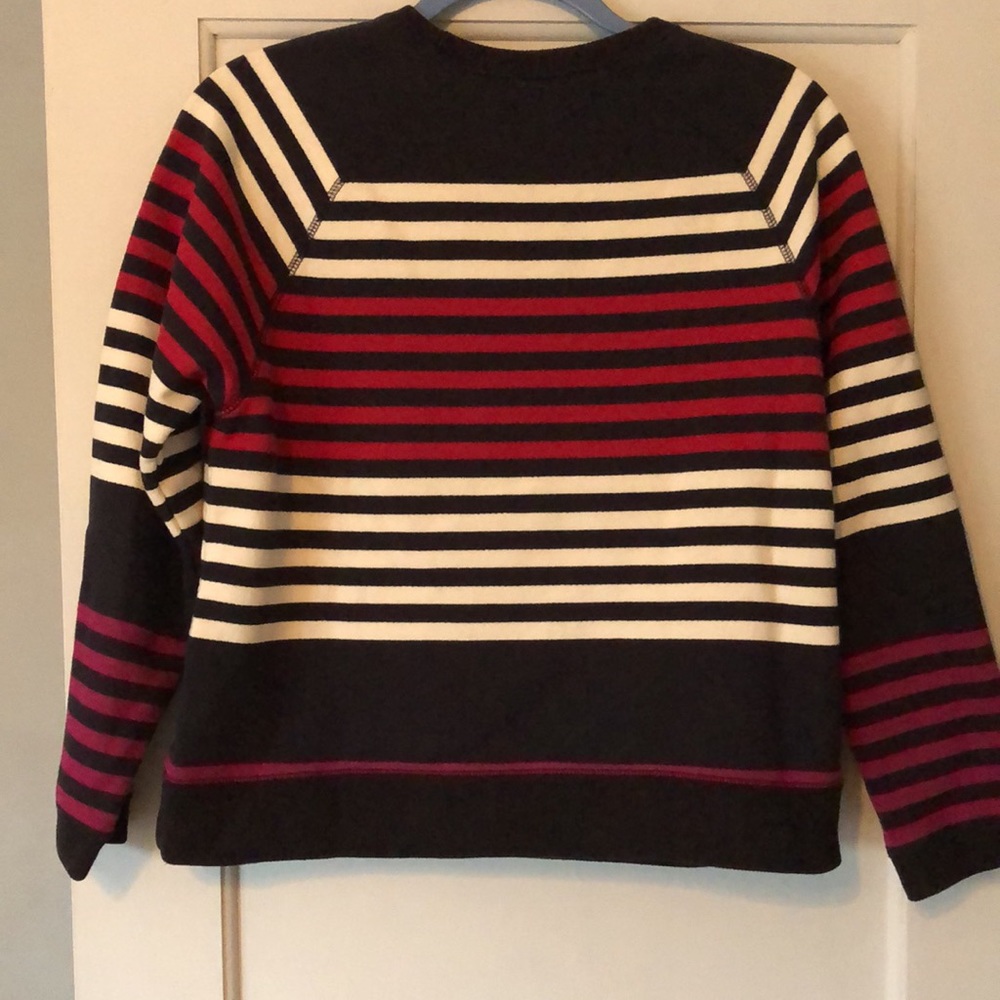 Pacer sweatshirt top. Striped. Size PM. Long sleeve. Heavy material. Like new.